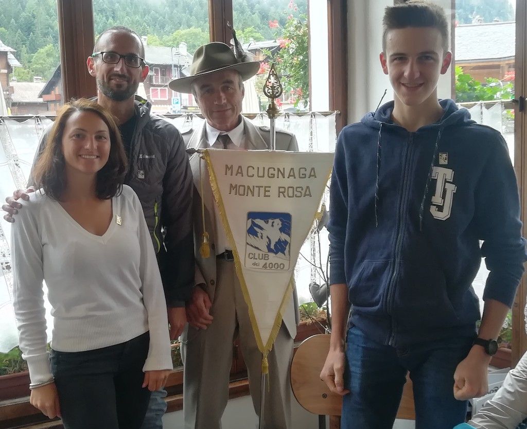 Macugnaga: sei nuovi soci per il Club dei 4000