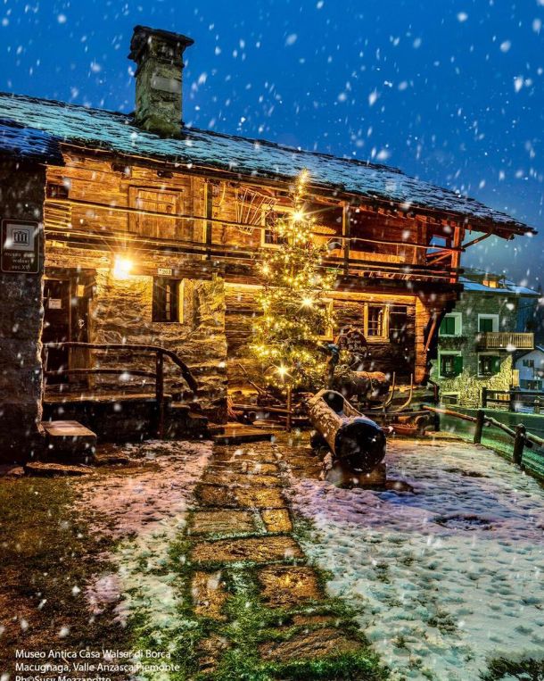 La foto della Casa Walser di Borca fra le migliori d'Italia