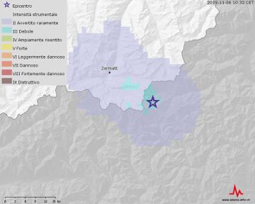 Macugnaga svegliata da una leggera scossa di terremoto