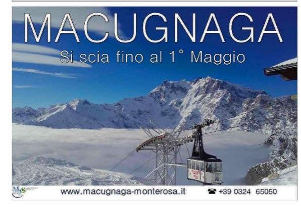 Macugnaga, si scierà fino al 1° maggio