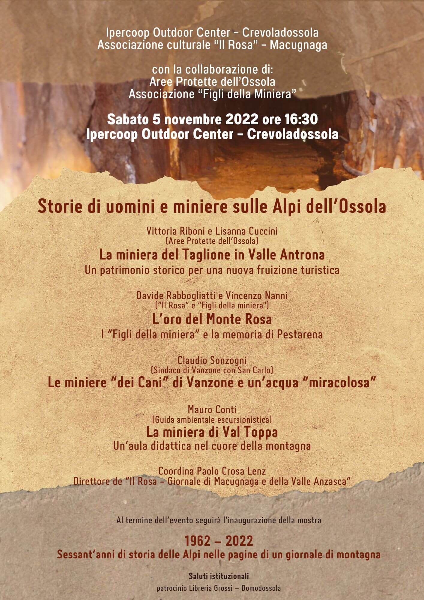 Storie di uomini e miniere sulle Alpi dell’Ossola