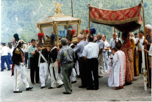 Trasporto e festa di san Valentino di Calasca