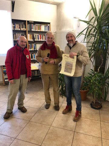 CAI Fino Mornasco: Piccozza d'onore all'ossolano Marco Botti