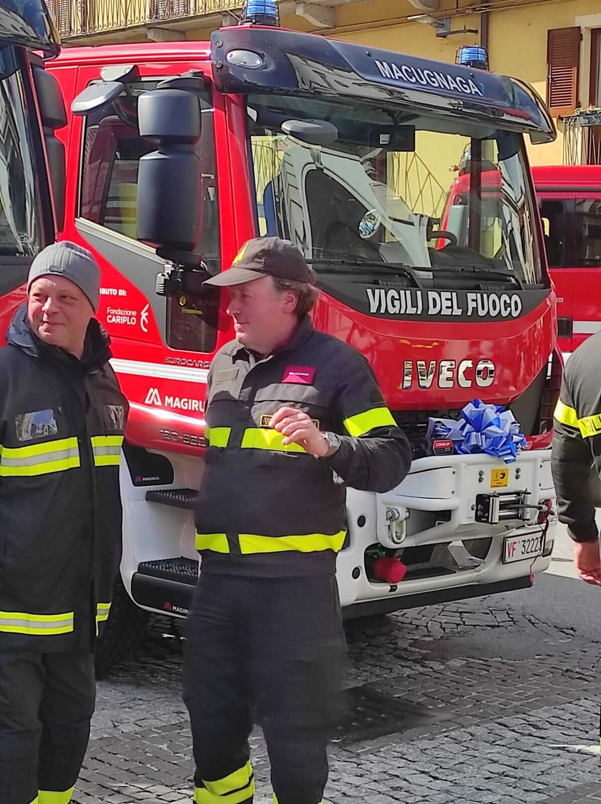 Arrivata a Macugnaga la nuova autopompa dei Vigili del Fuoco Volontari