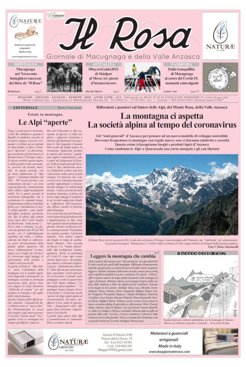 Il Rosa, il giornale di Macugnaga e della Valle Anzasca