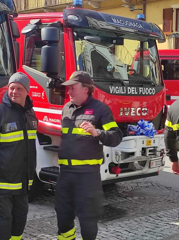 Arrivata a Macugnaga la nuova autopompa dei Vigili del Fuoco Volontari