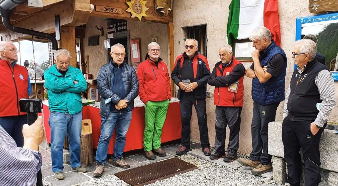 All’alpe Solcio il CAI Gallarate ha ricordato Pietro Crosta