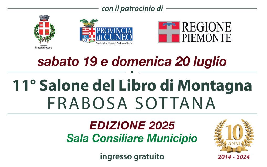 11ª edizione del Salone del Libro di Montagna