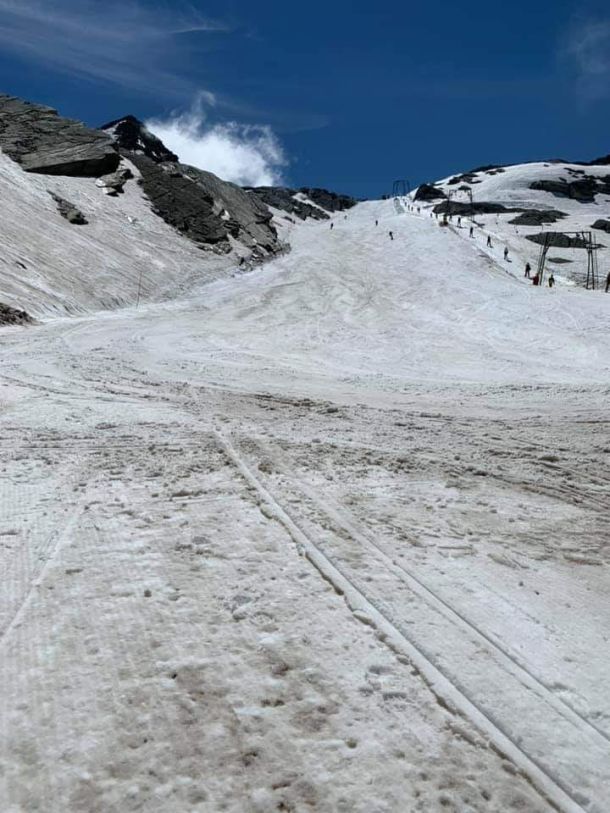 Sci estivo al Passo del Moro