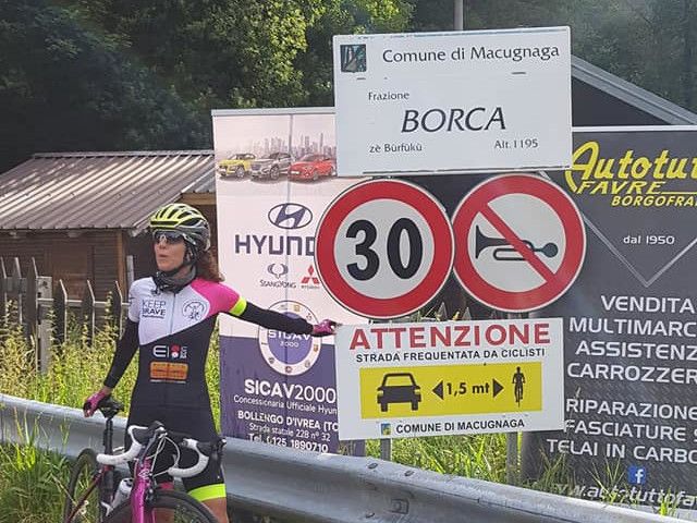 Partito da Macugnaga il “Giro del Piemonte per la sicurezza del ciclista”
