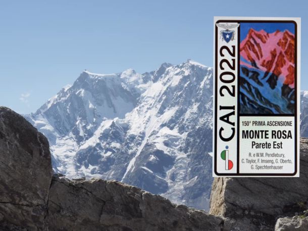 Sul Bollino CAI 2022 sarà raffigurata la parete Est del Monte Rosa