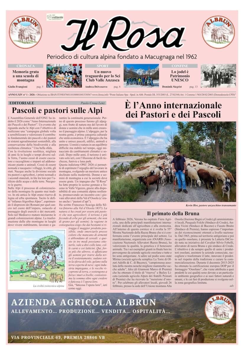 Il Rosa. Periodico di Cultura alpina